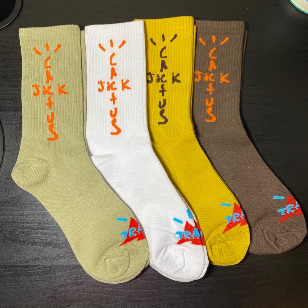 Travis Scott cactus trail hiking socks full set